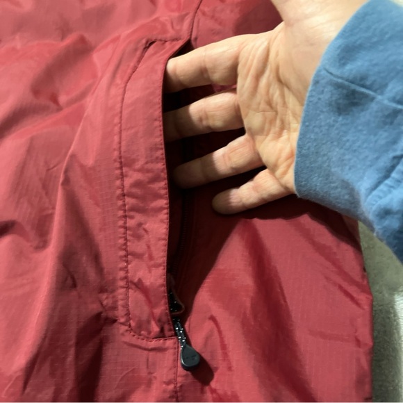 Vineyard Vines Martha’s Vineyard Men’s XXL Rain Jacket Burgundy Red Full Zip - Picture 7 of 16